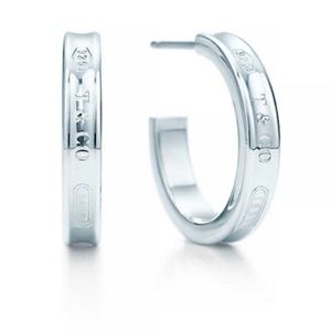 Tiffany & Co.Sterling Silver hoop earrings